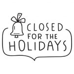 Dates the Herrin City Library will be closed for the holidays.