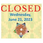 Closed for Training Day Wednesday, June 21, 2023.